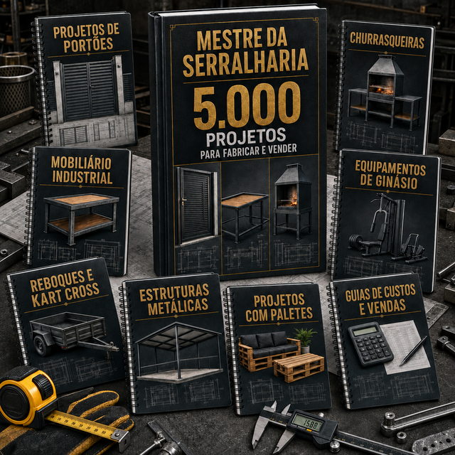 Acervo Mestre da Serralharia com 5.000 projetos